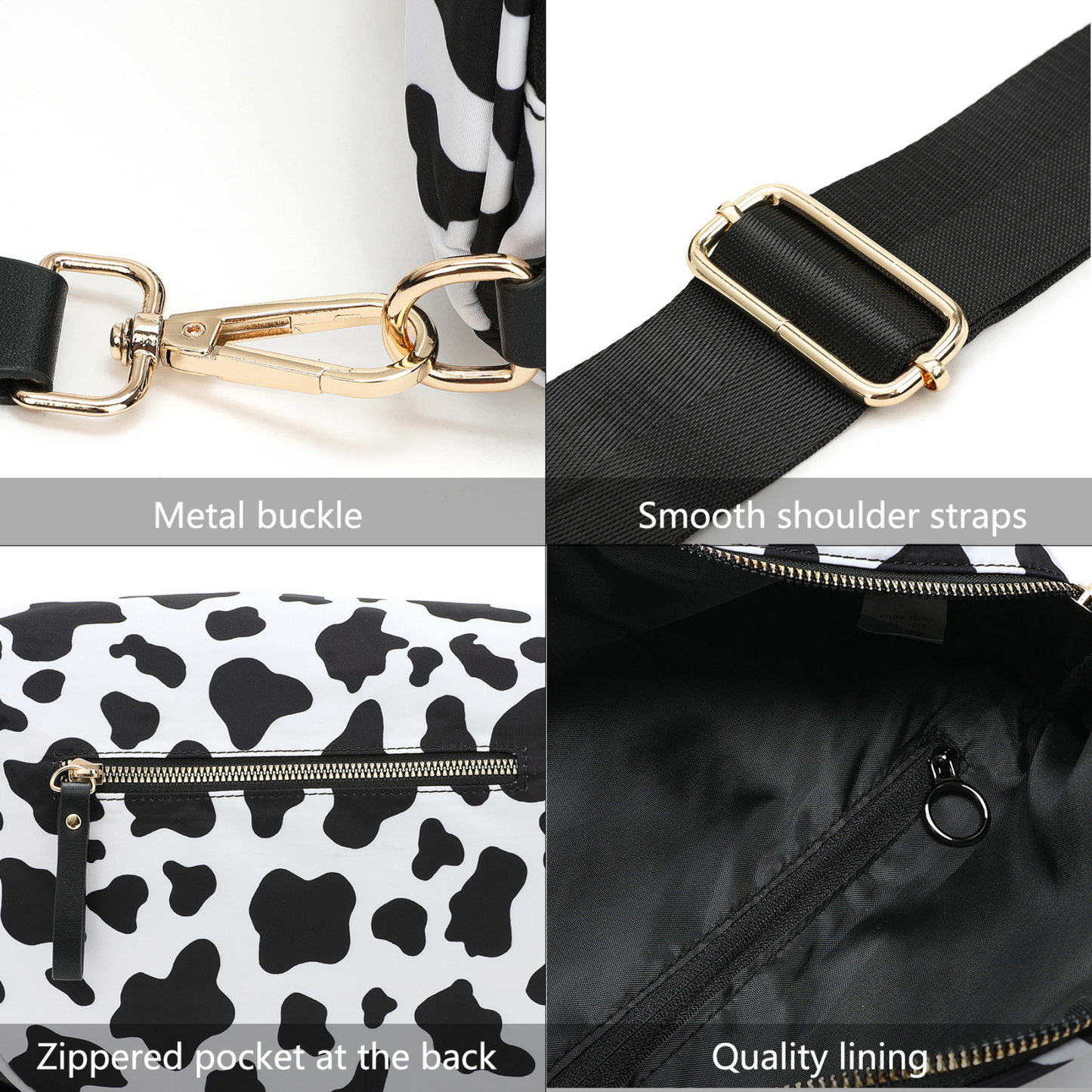 HappyMama™ Oxford Crossbody Bum Bag