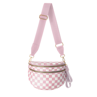 Pink and White Checkered